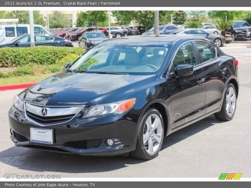 Crystal Black Pearl / Parchment 2013 Acura ILX 2.0L Premium