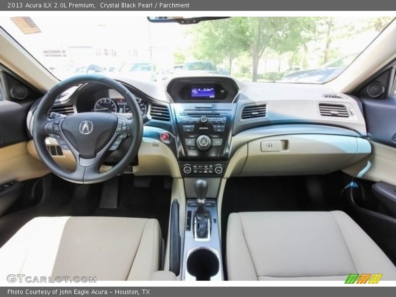 Crystal Black Pearl / Parchment 2013 Acura ILX 2.0L Premium