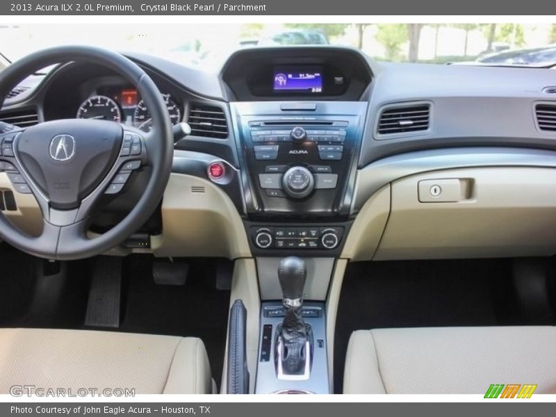 Crystal Black Pearl / Parchment 2013 Acura ILX 2.0L Premium