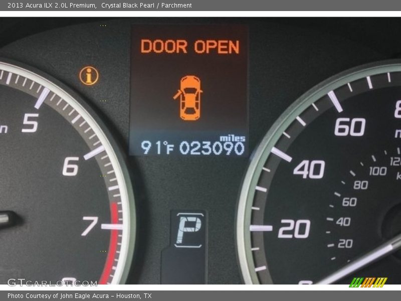 Crystal Black Pearl / Parchment 2013 Acura ILX 2.0L Premium