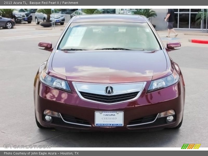 Basque Red Pearl II / Parchment 2013 Acura TL