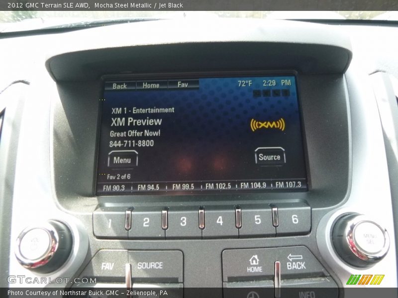 Mocha Steel Metallic / Jet Black 2012 GMC Terrain SLE AWD