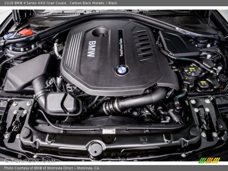  2018 4 Series 440i Gran Coupe Engine - 3.0 Liter DI TwinPower Turbocharged DOHC 24-Valve VVT Inline 6 Cylinder