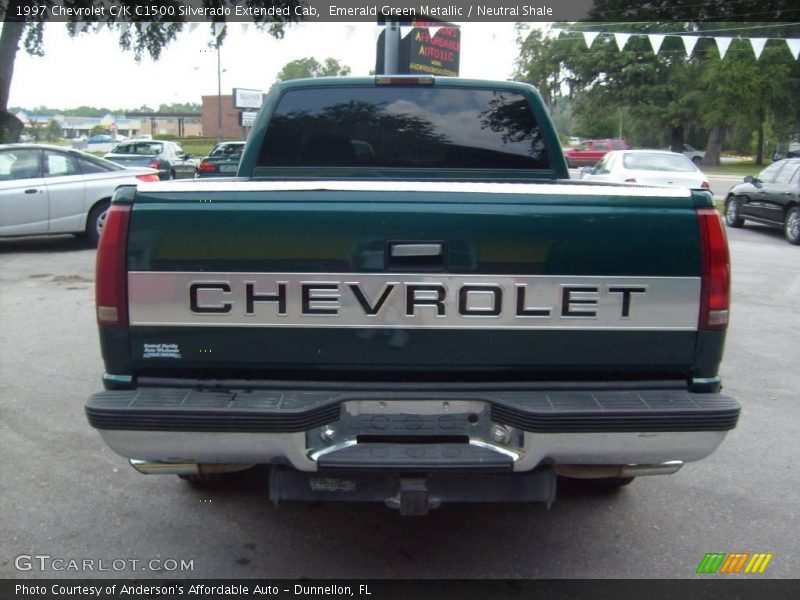 Emerald Green Metallic / Neutral Shale 1997 Chevrolet C/K C1500 Silverado Extended Cab