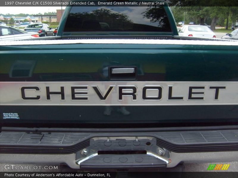Emerald Green Metallic / Neutral Shale 1997 Chevrolet C/K C1500 Silverado Extended Cab