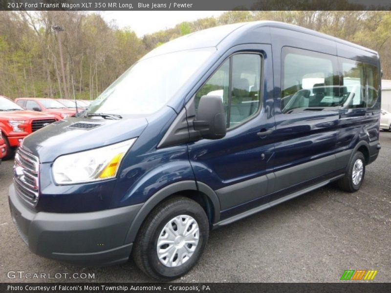  2017 Transit Wagon XLT 350 MR Long Blue Jeans