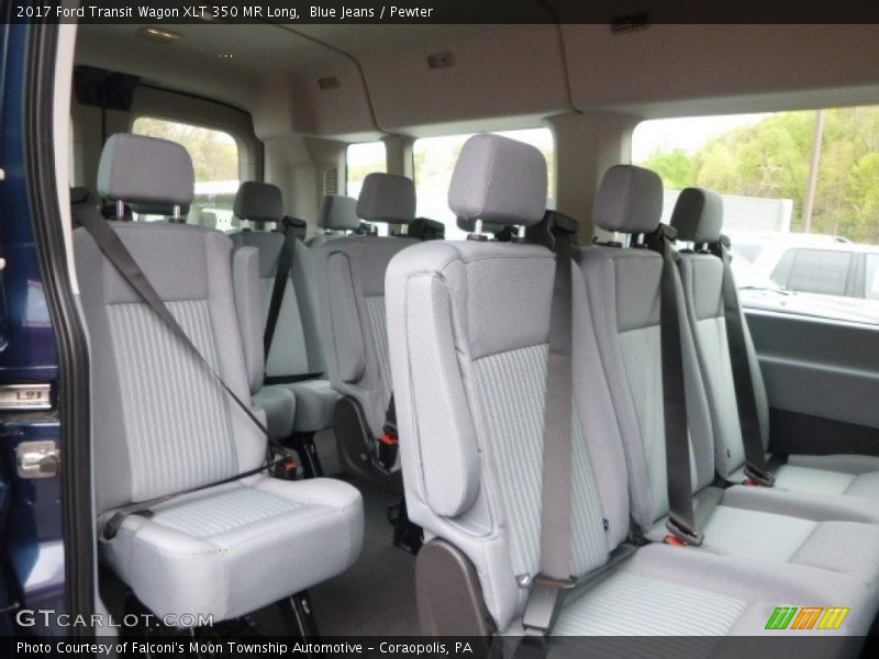 Rear Seat of 2017 Transit Wagon XLT 350 MR Long