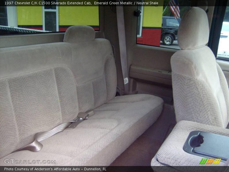 Emerald Green Metallic / Neutral Shale 1997 Chevrolet C/K C1500 Silverado Extended Cab