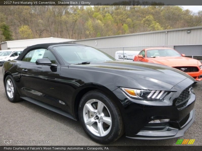 Shadow Black / Ebony 2017 Ford Mustang V6 Convertible