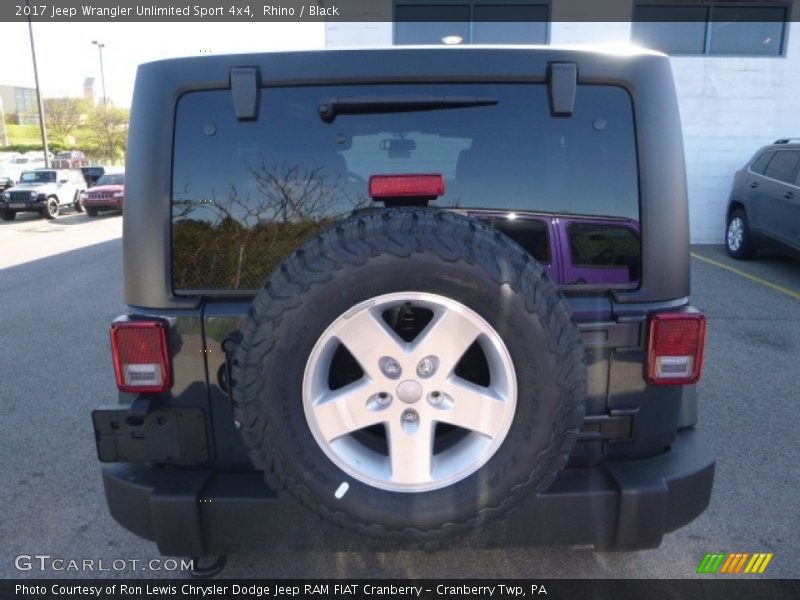 Rhino / Black 2017 Jeep Wrangler Unlimited Sport 4x4