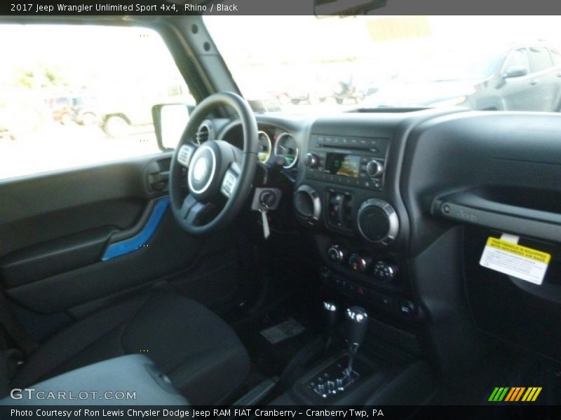 Rhino / Black 2017 Jeep Wrangler Unlimited Sport 4x4
