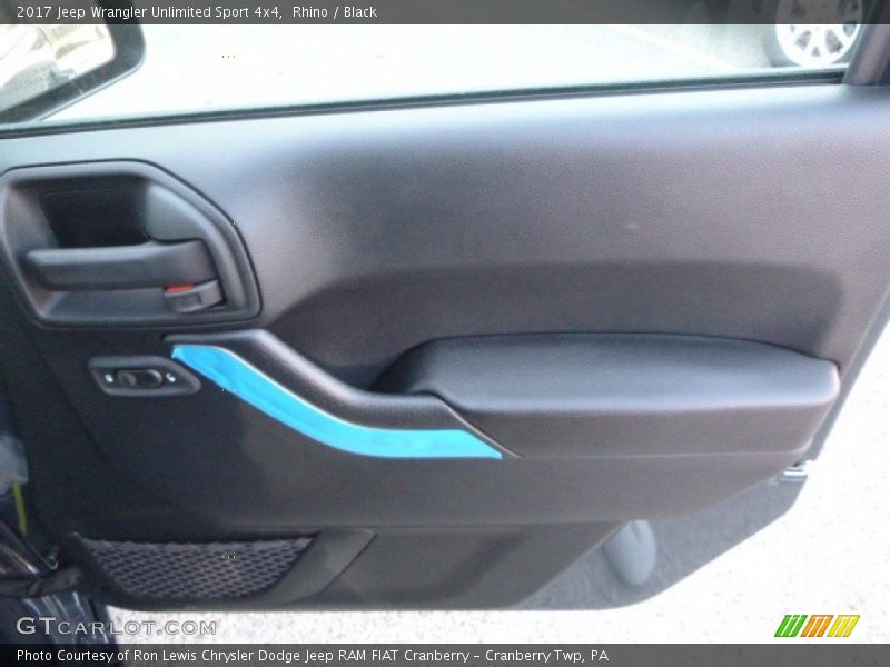 Rhino / Black 2017 Jeep Wrangler Unlimited Sport 4x4