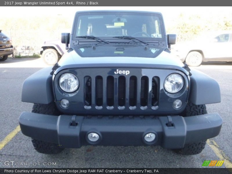 Rhino / Black 2017 Jeep Wrangler Unlimited Sport 4x4