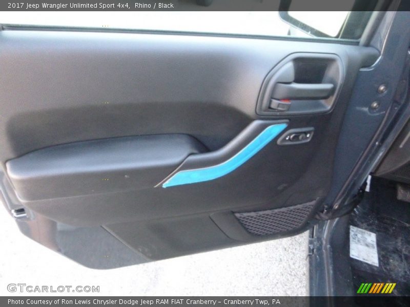 Rhino / Black 2017 Jeep Wrangler Unlimited Sport 4x4