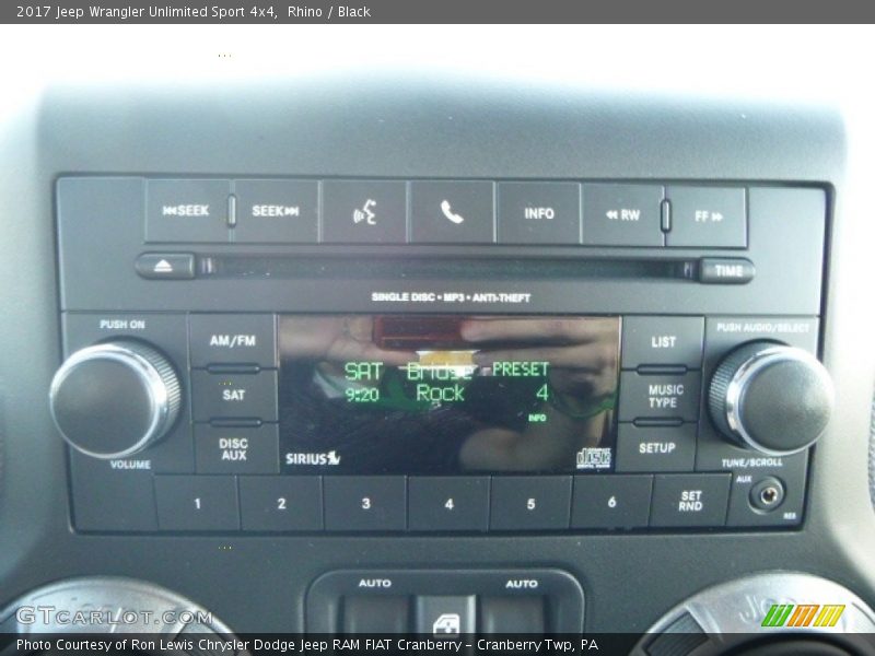 Rhino / Black 2017 Jeep Wrangler Unlimited Sport 4x4