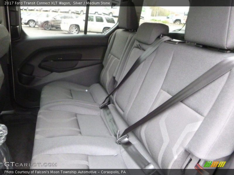 Silver / Medium Stone 2017 Ford Transit Connect XLT Wagon