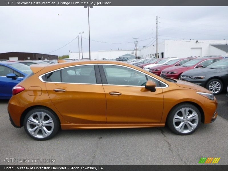 Orange Burst Metallic / Jet Black 2017 Chevrolet Cruze Premier