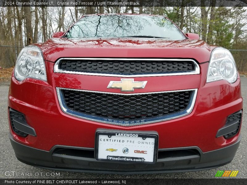 Crystal Red Tintcoat / Light Titanium/Jet Black 2014 Chevrolet Equinox LT