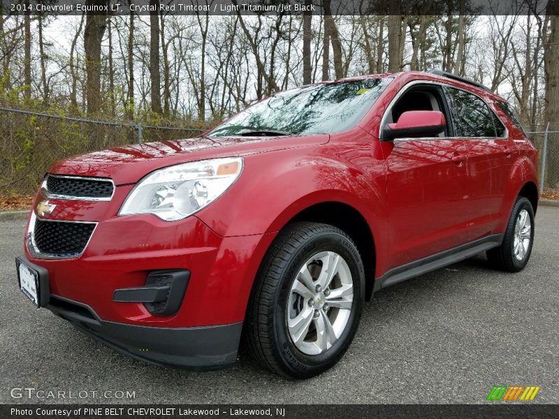Crystal Red Tintcoat / Light Titanium/Jet Black 2014 Chevrolet Equinox LT