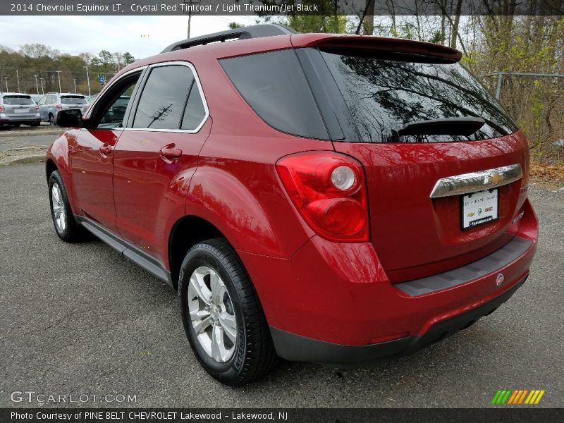 Crystal Red Tintcoat / Light Titanium/Jet Black 2014 Chevrolet Equinox LT