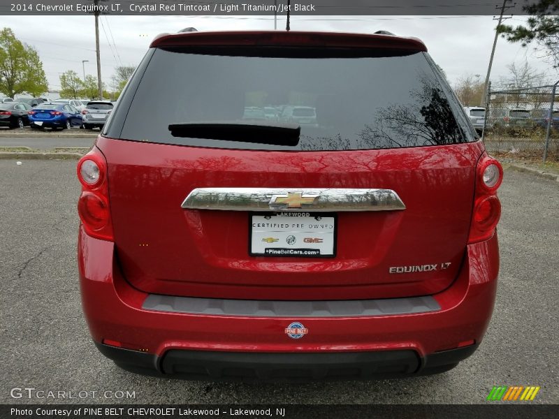 Crystal Red Tintcoat / Light Titanium/Jet Black 2014 Chevrolet Equinox LT