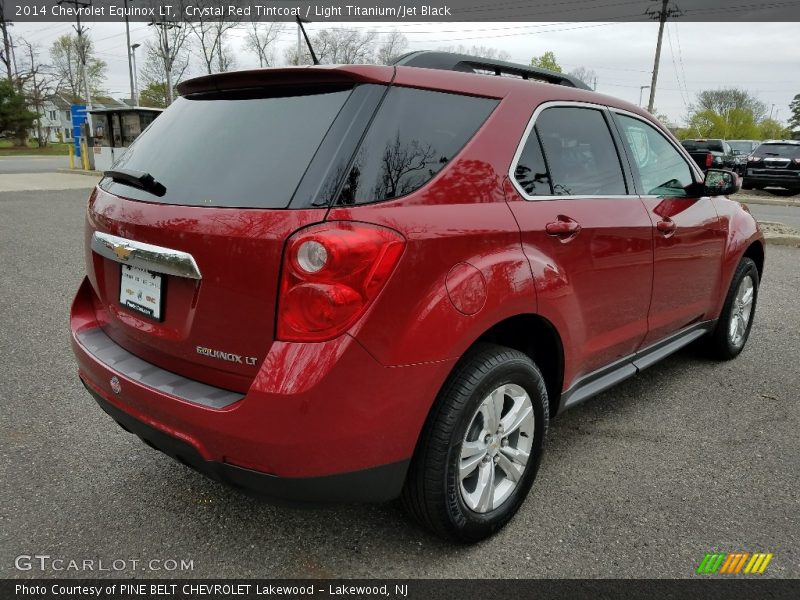 Crystal Red Tintcoat / Light Titanium/Jet Black 2014 Chevrolet Equinox LT