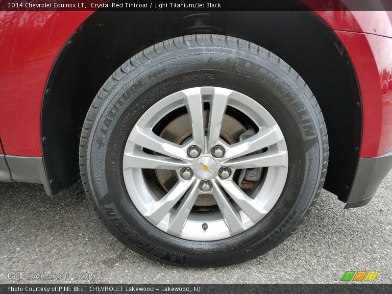 Crystal Red Tintcoat / Light Titanium/Jet Black 2014 Chevrolet Equinox LT