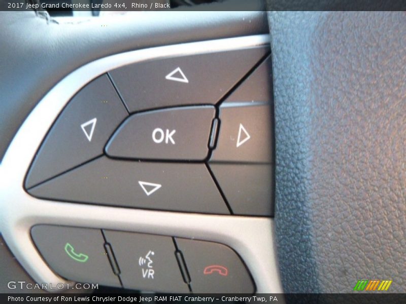 Rhino / Black 2017 Jeep Grand Cherokee Laredo 4x4