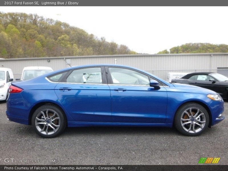 Lightning Blue / Ebony 2017 Ford Fusion SE