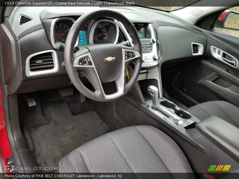 Crystal Red Tintcoat / Light Titanium/Jet Black 2014 Chevrolet Equinox LT