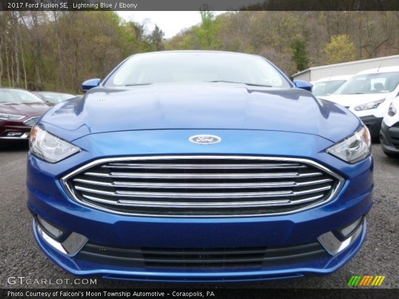 Lightning Blue / Ebony 2017 Ford Fusion SE