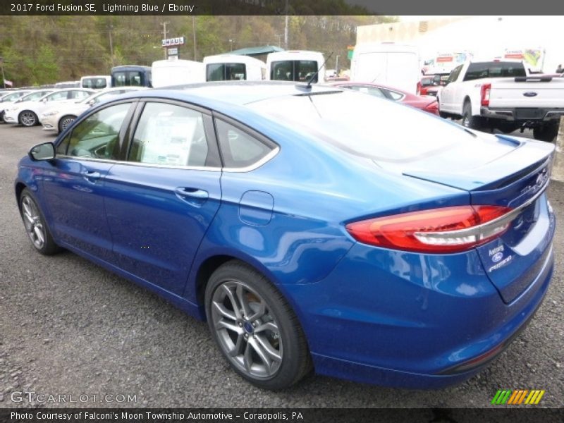 Lightning Blue / Ebony 2017 Ford Fusion SE