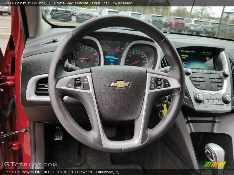 Crystal Red Tintcoat / Light Titanium/Jet Black 2014 Chevrolet Equinox LT