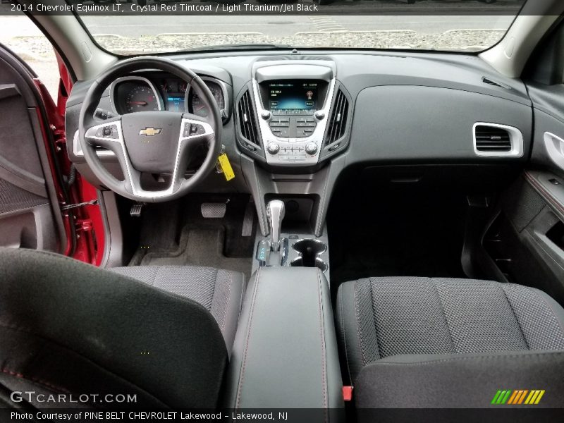 Crystal Red Tintcoat / Light Titanium/Jet Black 2014 Chevrolet Equinox LT