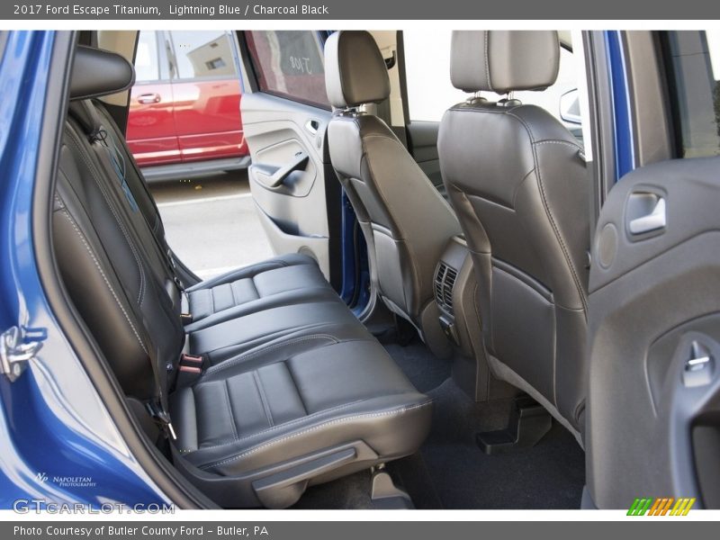 Lightning Blue / Charcoal Black 2017 Ford Escape Titanium