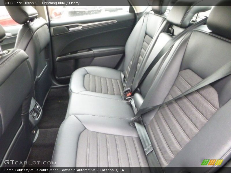 Lightning Blue / Ebony 2017 Ford Fusion SE