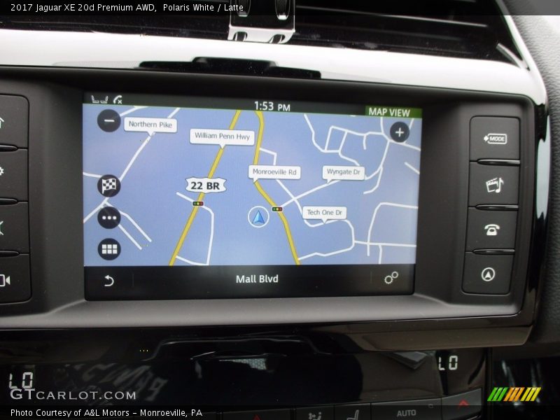 Polaris White / Latte 2017 Jaguar XE 20d Premium AWD