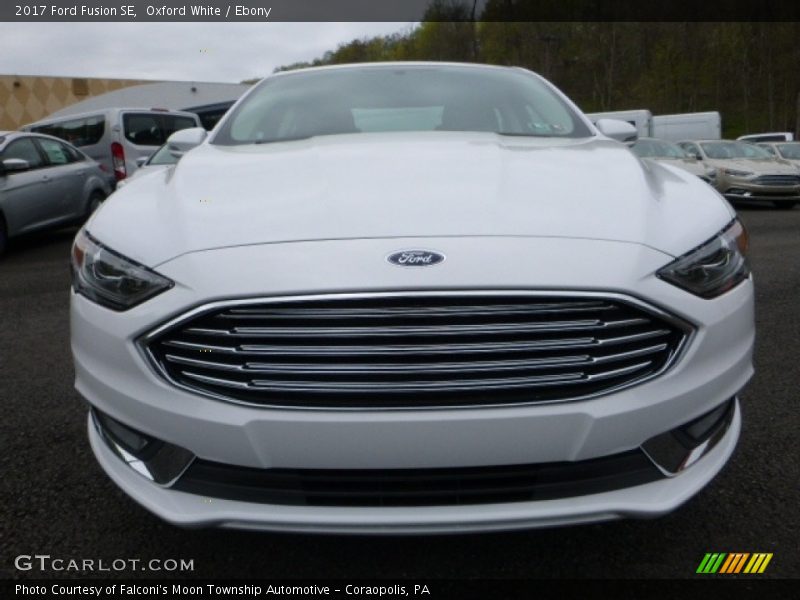 Oxford White / Ebony 2017 Ford Fusion SE