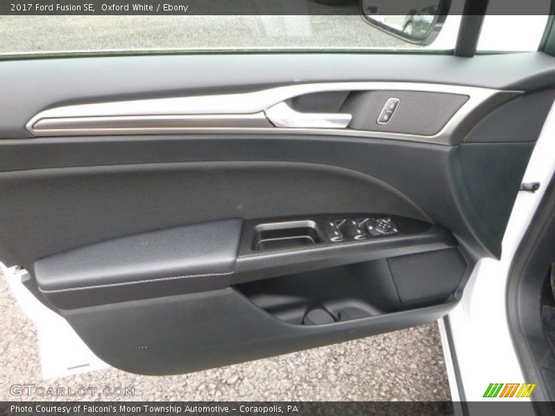 Oxford White / Ebony 2017 Ford Fusion SE