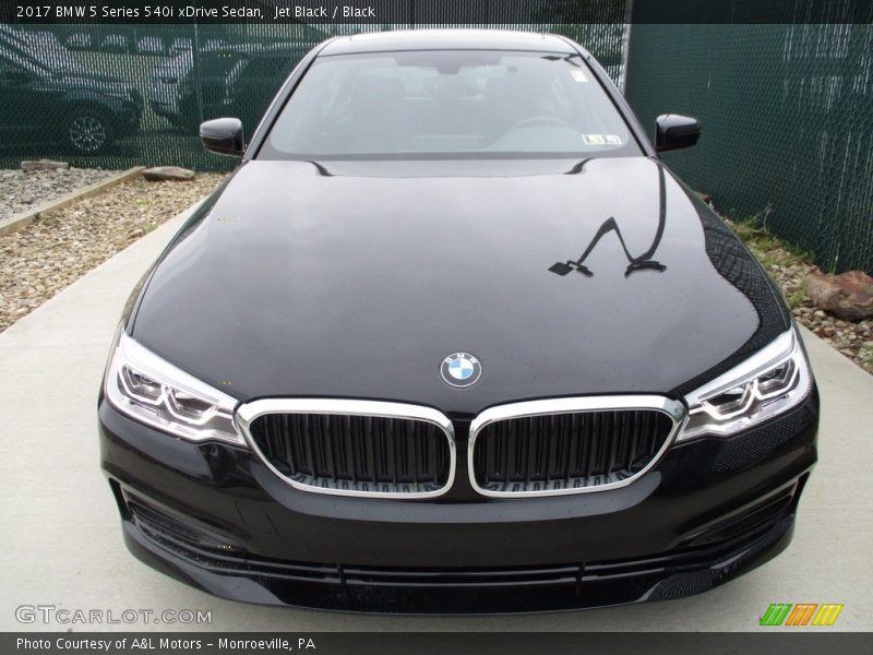 Jet Black / Black 2017 BMW 5 Series 540i xDrive Sedan