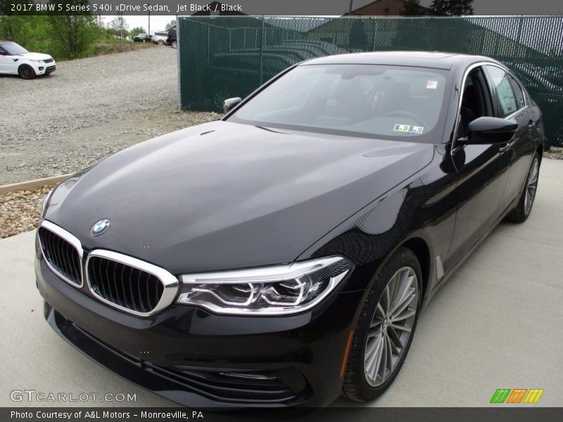 Jet Black / Black 2017 BMW 5 Series 540i xDrive Sedan