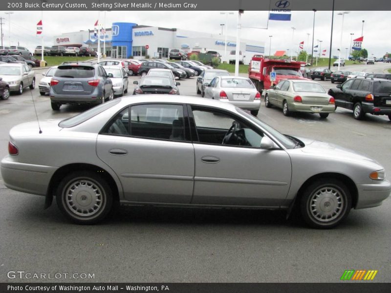 Sterling Silver Metallic / Medium Gray 2003 Buick Century Custom