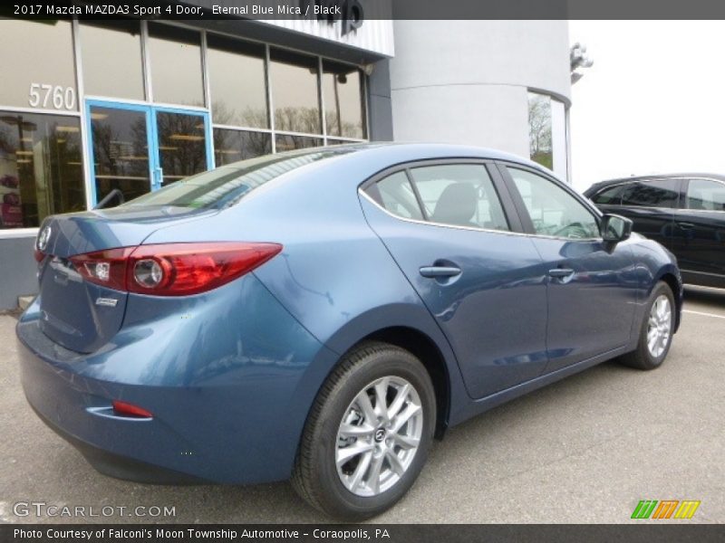 Eternal Blue Mica / Black 2017 Mazda MAZDA3 Sport 4 Door