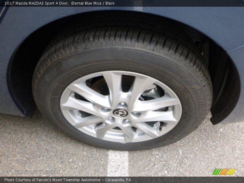 Eternal Blue Mica / Black 2017 Mazda MAZDA3 Sport 4 Door