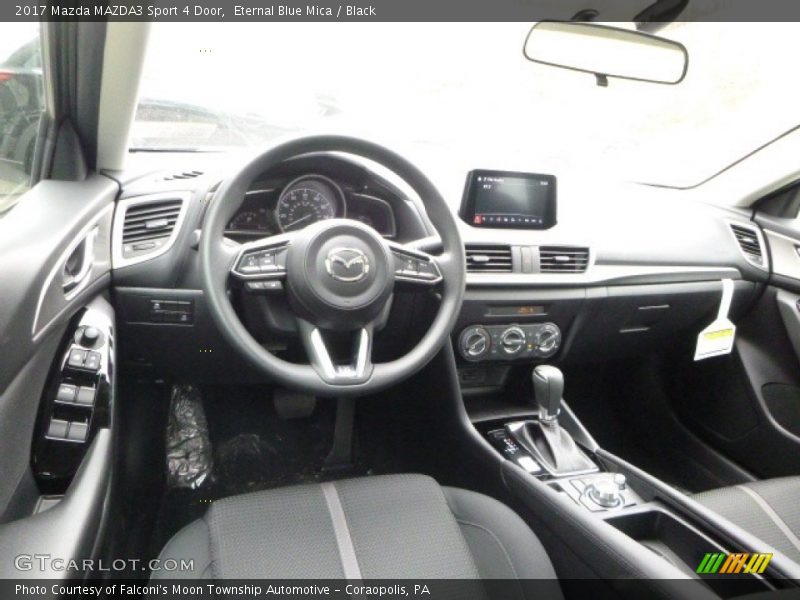 Eternal Blue Mica / Black 2017 Mazda MAZDA3 Sport 4 Door