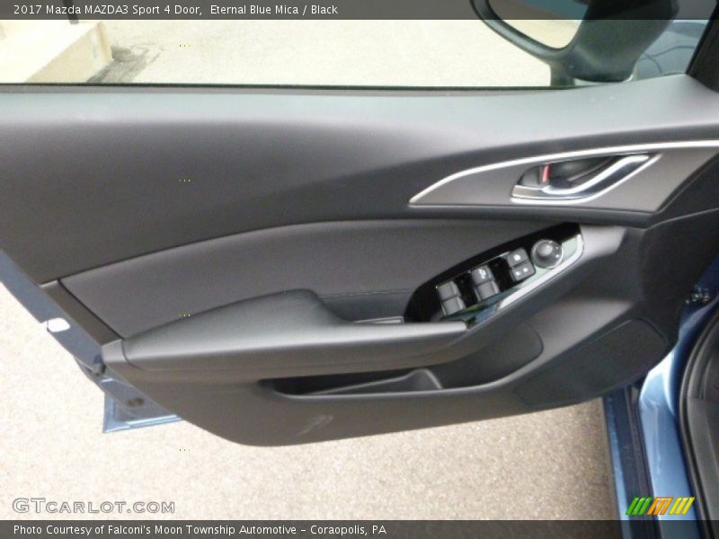 Eternal Blue Mica / Black 2017 Mazda MAZDA3 Sport 4 Door
