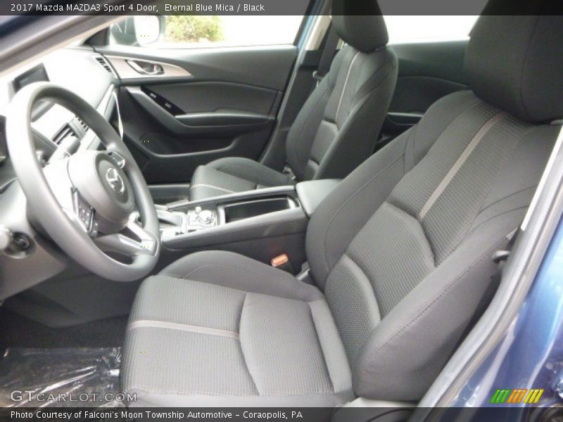 Eternal Blue Mica / Black 2017 Mazda MAZDA3 Sport 4 Door