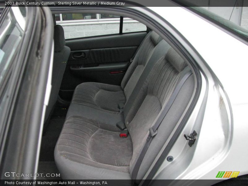 Sterling Silver Metallic / Medium Gray 2003 Buick Century Custom