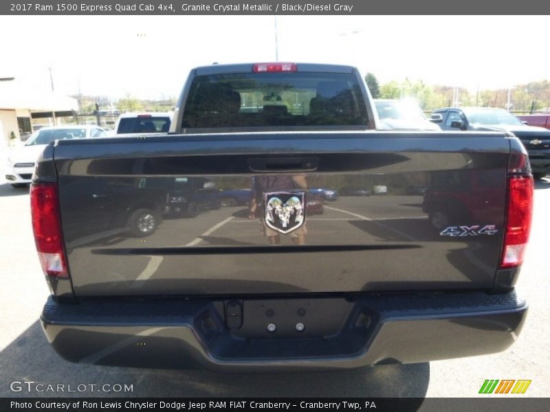 Granite Crystal Metallic / Black/Diesel Gray 2017 Ram 1500 Express Quad Cab 4x4