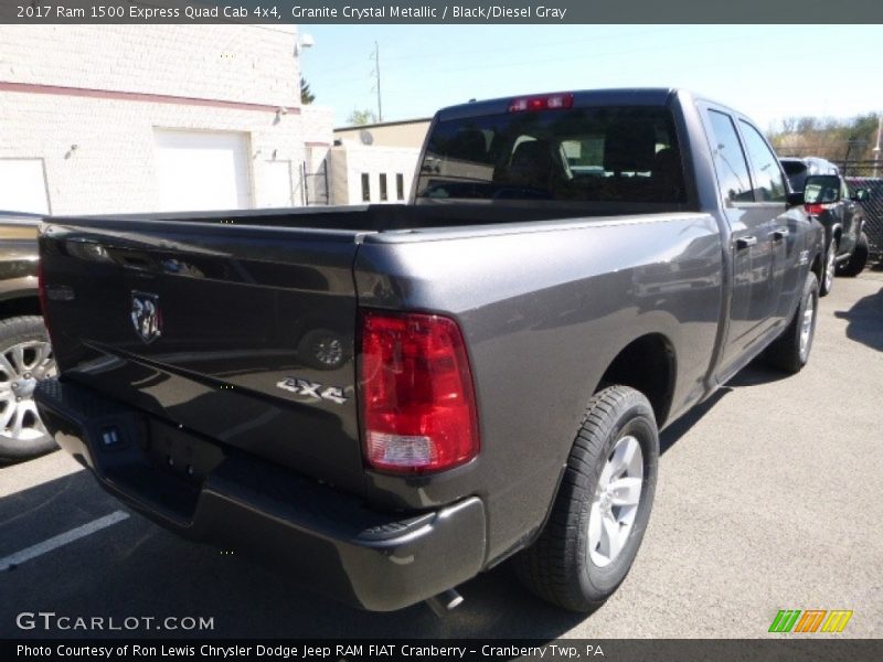 Granite Crystal Metallic / Black/Diesel Gray 2017 Ram 1500 Express Quad Cab 4x4